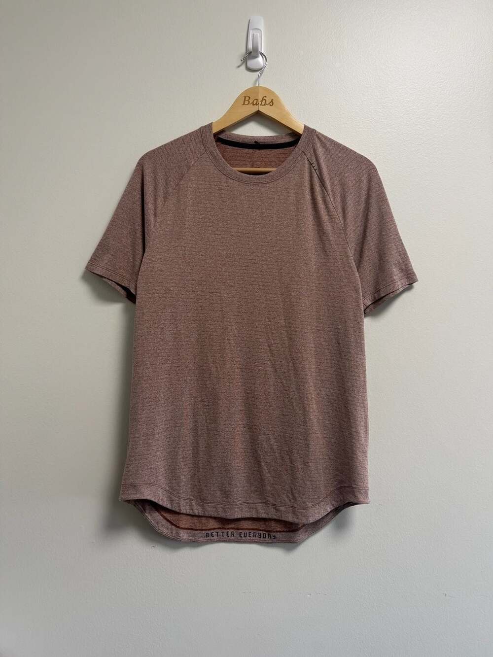 Lululemon Metal Vent Tech SS 2.0 Red Dust Heathered Shirt